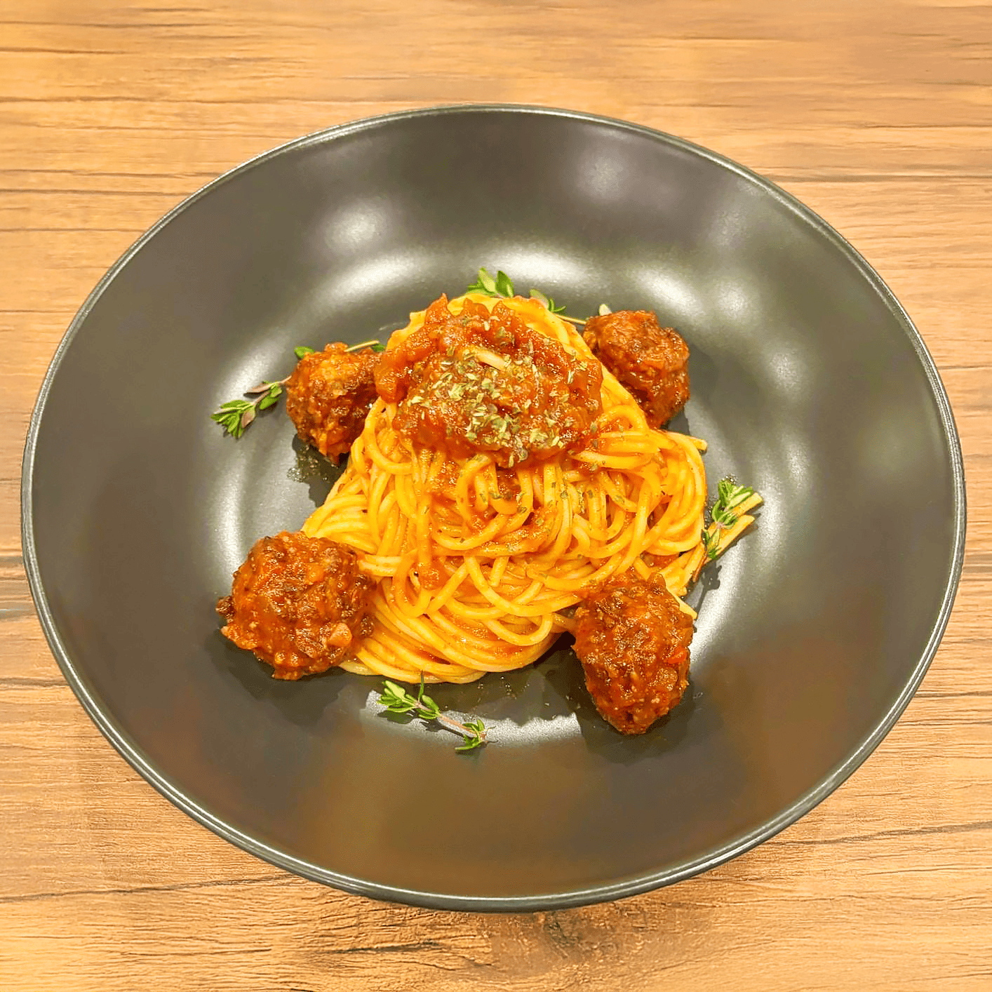 ミートボールのボロネーゼ